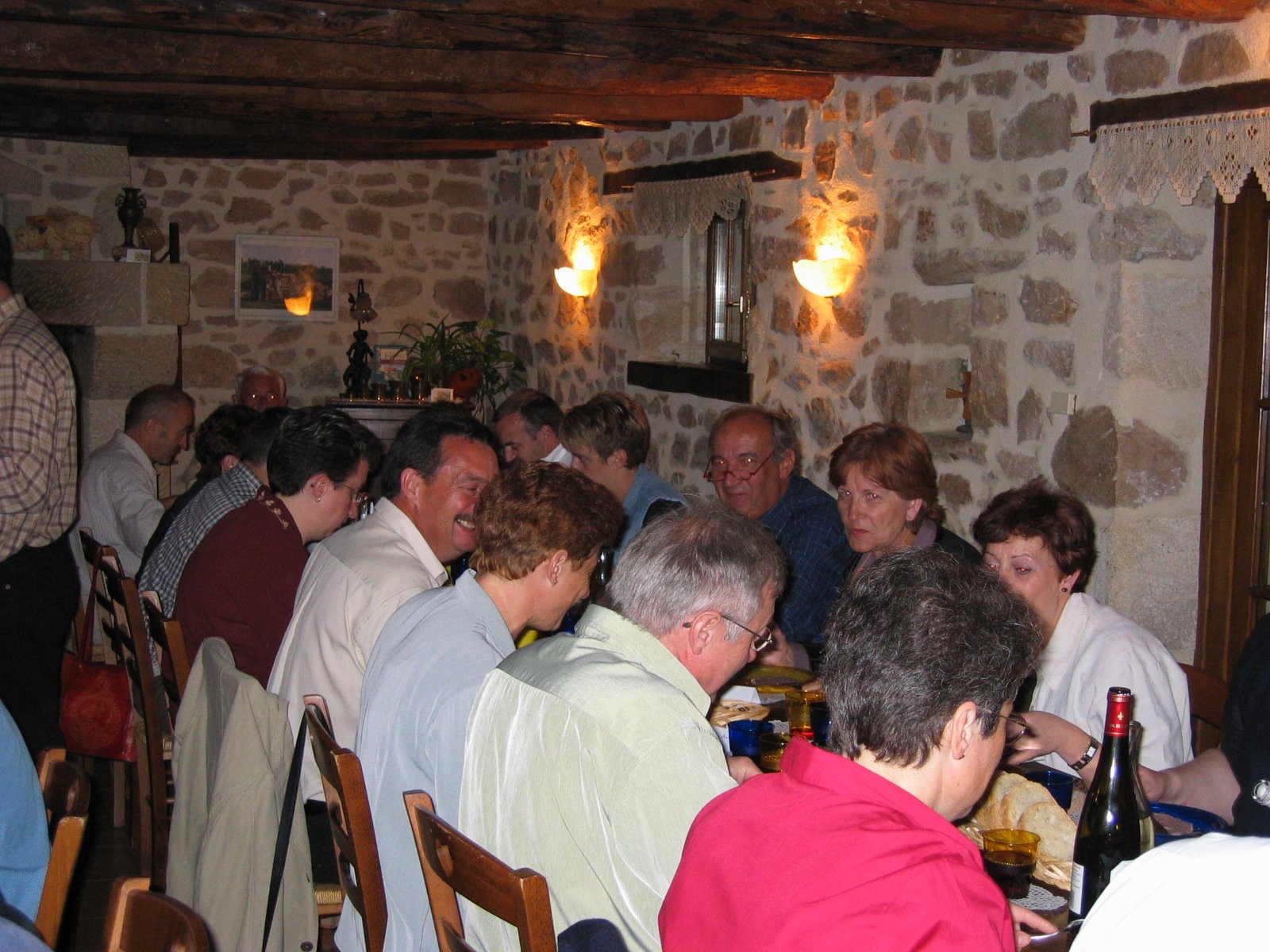 La salle de la ferme auberge